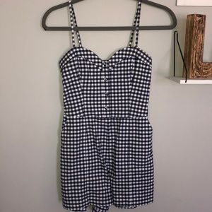 Gingham Abercrombie romper